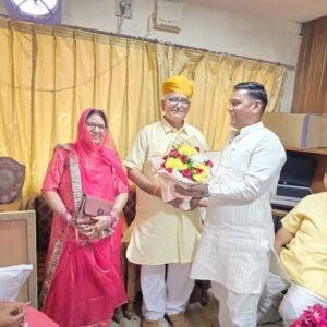 राजस्थान। माध्यमिक शिक्षा बोर्ड, अजमेर के नव नियुक्त अध्यक्ष हनुमान सिंह का अभिनंदन, शाहपुरा विधायक डॉ. लालाराम बैरवा ने दी शुभकामनाएं