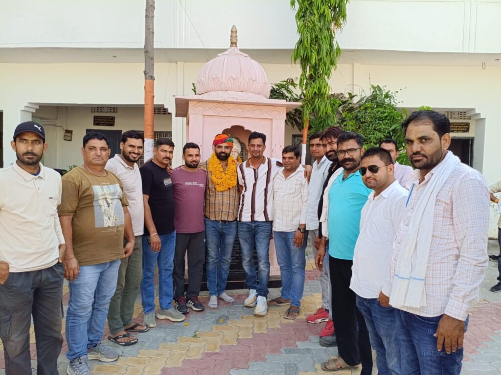 भीलवाड़ा। राजकुमार खीखड़ेल जाट छात्रावास शाहपुरा के निर्विरोध अध्यक्ष निर्वाचित।