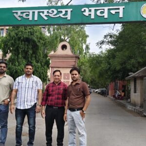 भीलवाड़ा जिले के नर्सेंज की पीड़ाओ को निदेशक राकेश शर्मा के समक्ष रखी गई