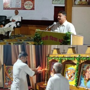 दतिया। आक्रांताओं से सनातन हिंदू संस्कृति को संरक्षित करने के लिए हुई थी हिंदवी स्वराज की स्थापना- अरुणादित्य देव