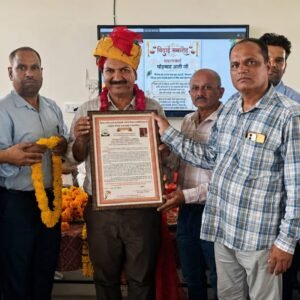 भीलवाड़ा। सेवानिवृत्ति पर प्राचार्य मोहब्बत अली खान का रकमा टीम ने किया सम्मान