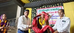 अम्बेडकर विचार मंच के उपाध्यक्ष भवनिरं रेगर राजकीय सेवानिवृत्त होने पर अम्बेडकर विचार मंच के जिलाध्यक्ष ने किया स्वागत