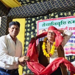 अम्बेडकर विचार मंच के उपाध्यक्ष भवनिरं रेगर राजकीय सेवानिवृत्त होने पर अम्बेडकर विचार मंच के जिलाध्यक्ष ने किया स्वागत