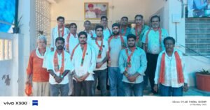 भाजपा ग्रामीण मंडल शाहपुरा की मासिक बैठक विधायक कार्यालय में संपन्न,
