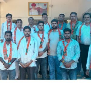 भाजपा ग्रामीण मंडल शाहपुरा की मासिक बैठक विधायक कार्यालय में संपन्न,