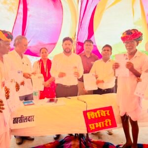 रहड़ शिविर में भीलवाड़ा का नया कीर्तिमान: एक कैंप में 35 खातों का बंटवारा, 104 किसानों को मिली राहत