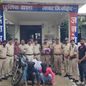 थाना जावर पुलिस द्वारा हाईवे पर हुई चोरी का 72 घंटो मे खुलासा, 02 कंजर गिरफ्तार