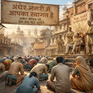 ……. “बा मुलाजिम होशियार” व्यवस्था की हकीकत को देखना है तो किसी गांव में चले जाइए