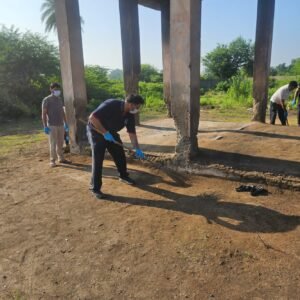 सेवा संकल्प अभियान के तहत रेडक्रॉस दतिया ने मुक्तिधाम में चलाया स्वच्छता अभियान, किया वृक्षारोपण।